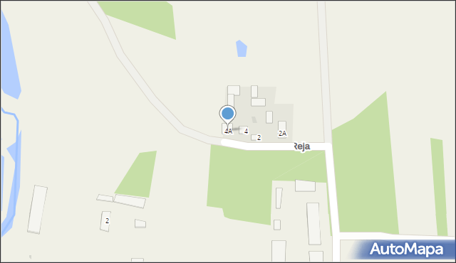 Siemień, Reja Mikołaja, 4A, mapa Siemień