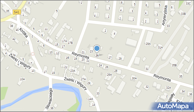 Sierpc, Reymonta Władysława, 25, mapa Sierpc