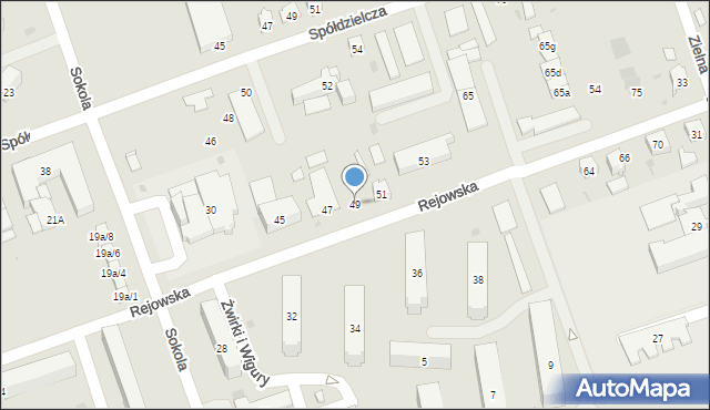 Skarżysko-Kamienna, Rejowska, 49, mapa Skarżysko-Kamienna