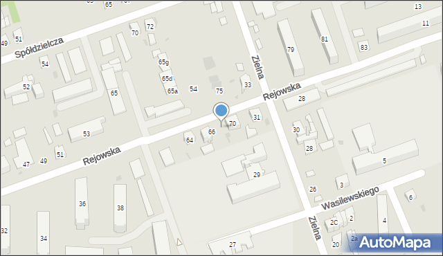 Skarżysko-Kamienna, Rejowska, 68, mapa Skarżysko-Kamienna