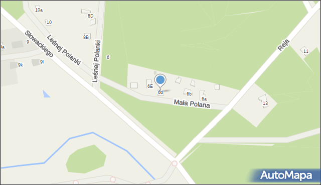 Skrzeszew, Reja Mikołaja, 6d, mapa Skrzeszew