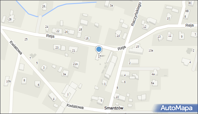 Smardzów, Reja Mikołaja, 19, mapa Smardzów