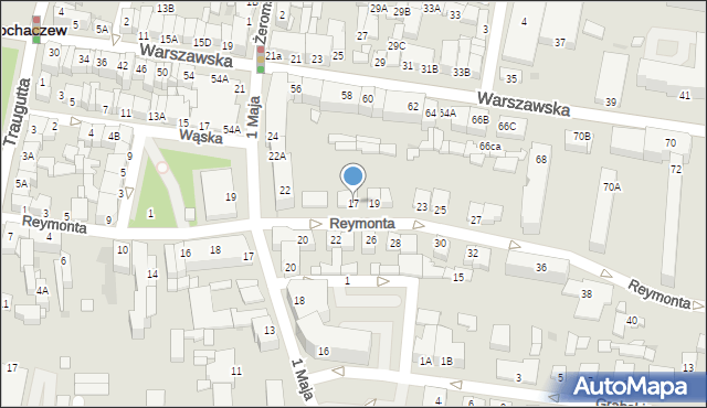 Sochaczew, Reymonta Władysława, 17, mapa Sochaczew