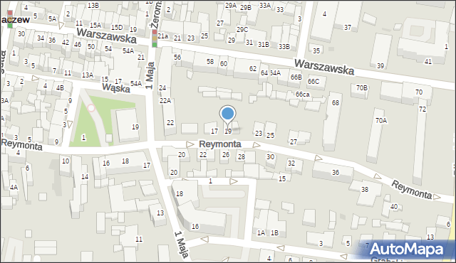 Sochaczew, Reymonta Władysława, 19, mapa Sochaczew