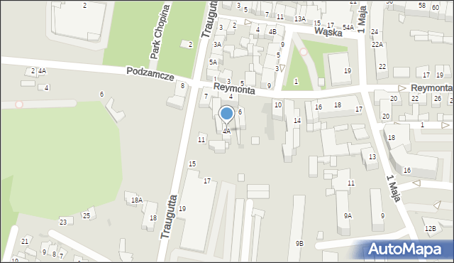 Sochaczew, Reymonta Władysława, 4A, mapa Sochaczew