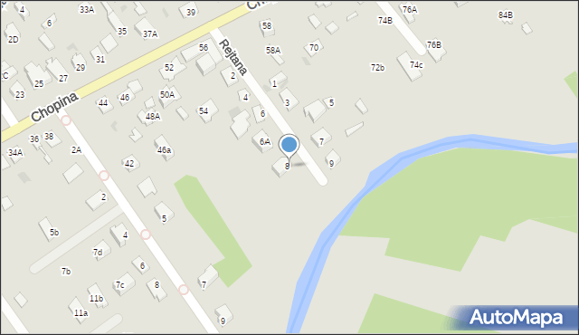 Sochaczew, Rejtana Tadeusza, 8A, mapa Sochaczew