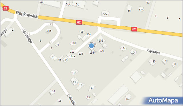Sokołów Podlaski, Repkowska, 118, mapa Sokołów Podlaski