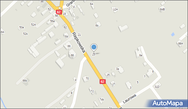 Sokołów Podlaski, Repkowska, 23, mapa Sokołów Podlaski