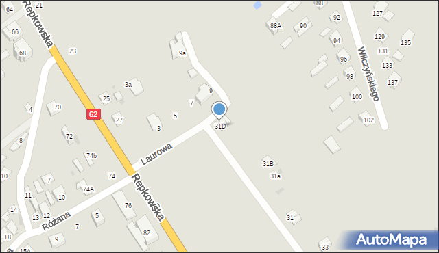 Sokołów Podlaski, Repkowska, 31D, mapa Sokołów Podlaski