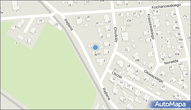 Środa Wielkopolska, Rejtana Tadeusza, 39, mapa Środa Wielkopolska