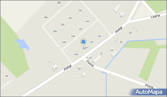 Stepnica, Religi Zbigniewa, prof., 13b, mapa Stepnica