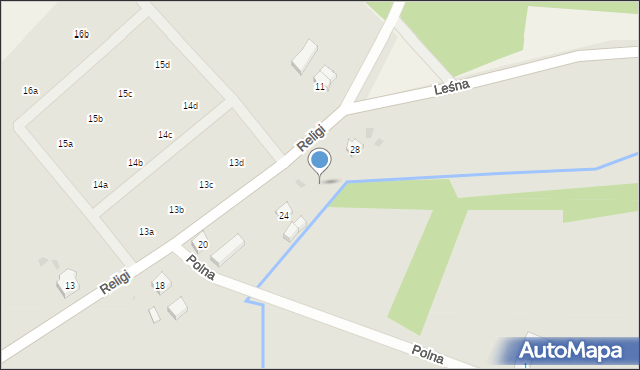 Stepnica, Religi Zbigniewa, prof., 26, mapa Stepnica