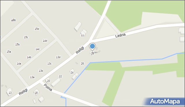 Stepnica, Religi Zbigniewa, prof., 28, mapa Stepnica