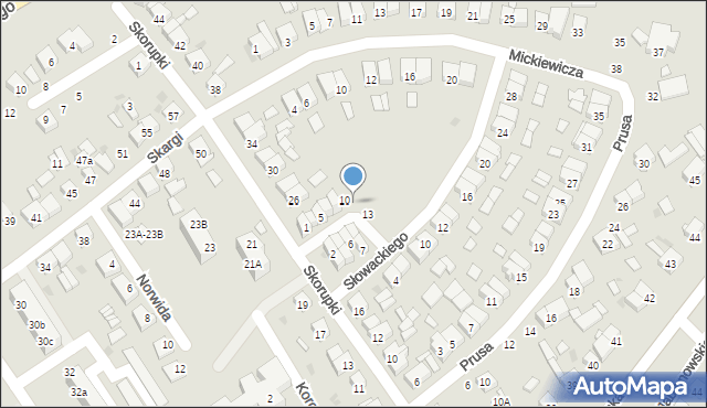 Stęszew, Reja Mikołaja, 11, mapa Stęszew