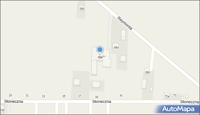 Strzałków, Reymonta Władysława, 68e, mapa Strzałków