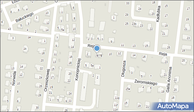 Strzelin, Reja Mikołaja, 6, mapa Strzelin
