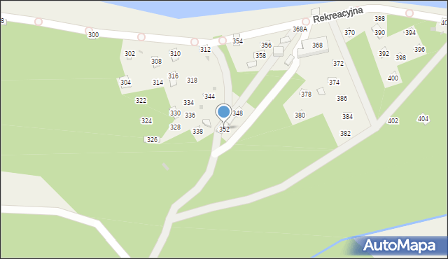 Świerklaniec, Rekreacyjna, 352, mapa Świerklaniec
