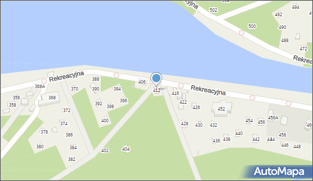 Świerklaniec, Rekreacyjna, 412, mapa Świerklaniec