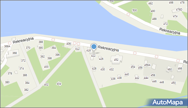 Świerklaniec, Rekreacyjna, 420, mapa Świerklaniec
