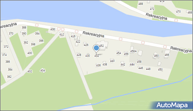 Świerklaniec, Rekreacyjna, 432, mapa Świerklaniec