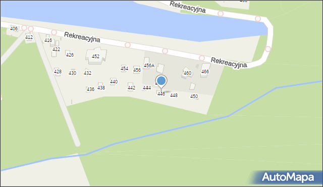 Świerklaniec, Rekreacyjna, 446, mapa Świerklaniec