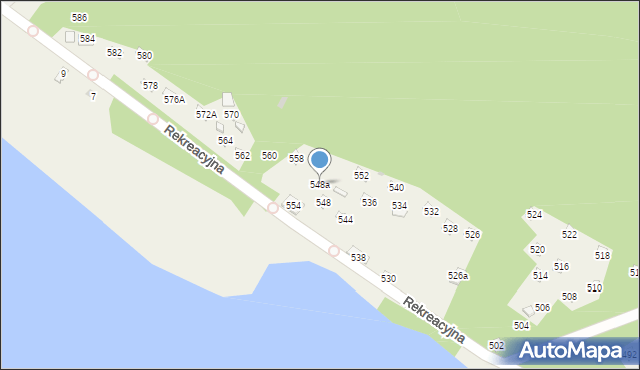 Świerklaniec, Rekreacyjna, 548a, mapa Świerklaniec