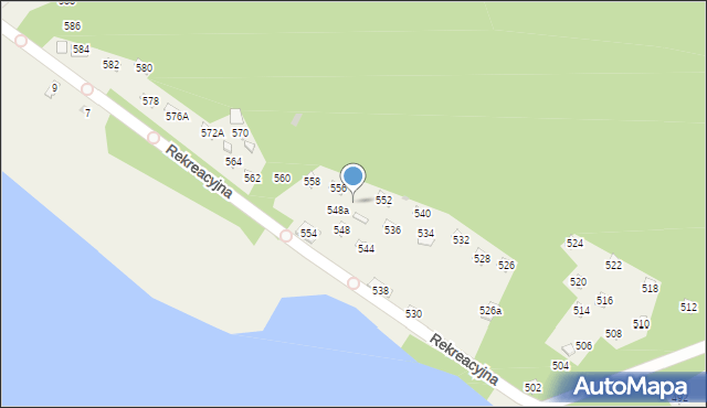 Świerklaniec, Rekreacyjna, 550a, mapa Świerklaniec