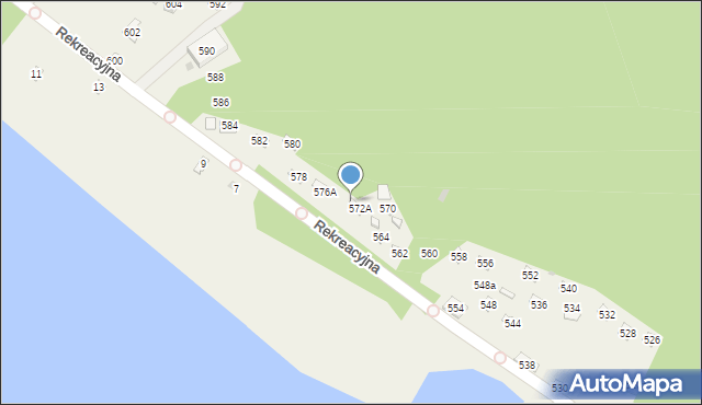 Świerklaniec, Rekreacyjna, 572B, mapa Świerklaniec