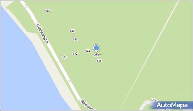 Świerklaniec, Rekreacyjna, 638, mapa Świerklaniec