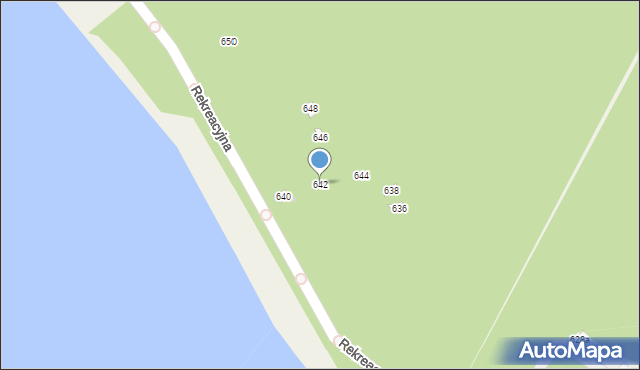Świerklaniec, Rekreacyjna, 642, mapa Świerklaniec
