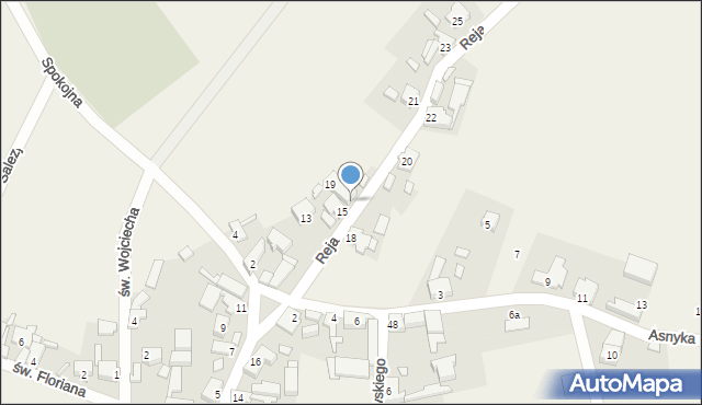 Szczaniec, Reja Mikołaja, 17, mapa Szczaniec