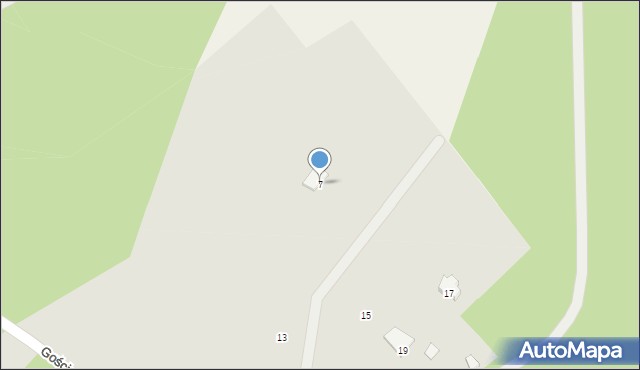 Szczecin, Rekowska, 7, mapa Szczecina