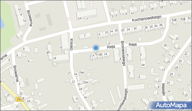 Szubin, Reja Mikołaja, 6, mapa Szubin