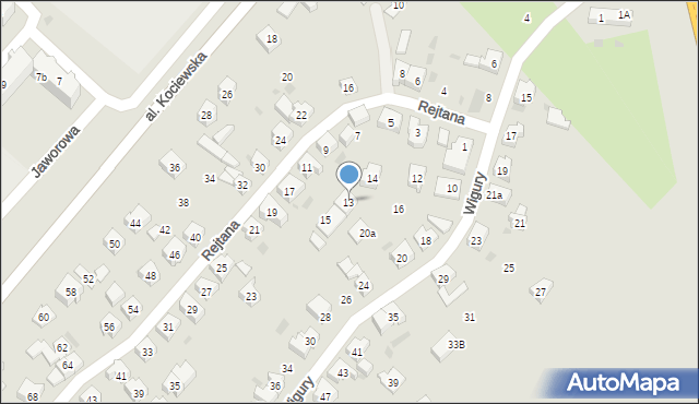 Tczew, Rejtana Tadeusza, 13, mapa Tczew