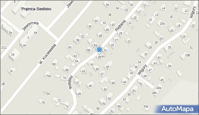 Tczew, Rejtana Tadeusza, 33, mapa Tczew