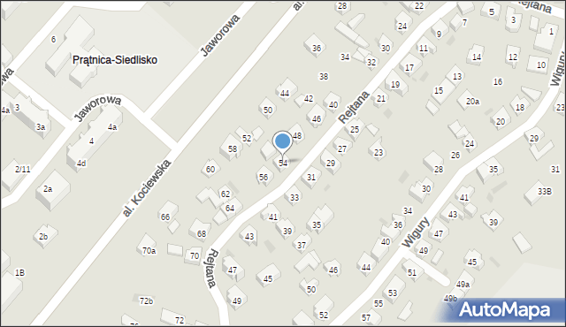 Tczew, Rejtana Tadeusza, 54, mapa Tczew