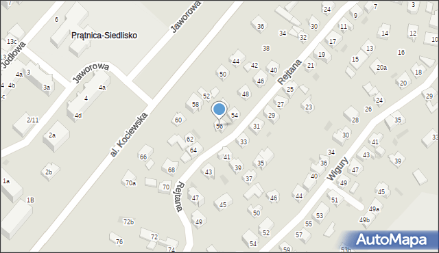 Tczew, Rejtana Tadeusza, 56, mapa Tczew