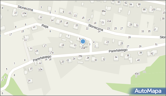 Tenczynek, Reja Mikołaja, 1, mapa Tenczynek