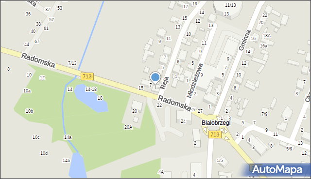 Tomaszów Mazowiecki, Reja Mikołaja, 1, mapa Tomaszów Mazowiecki