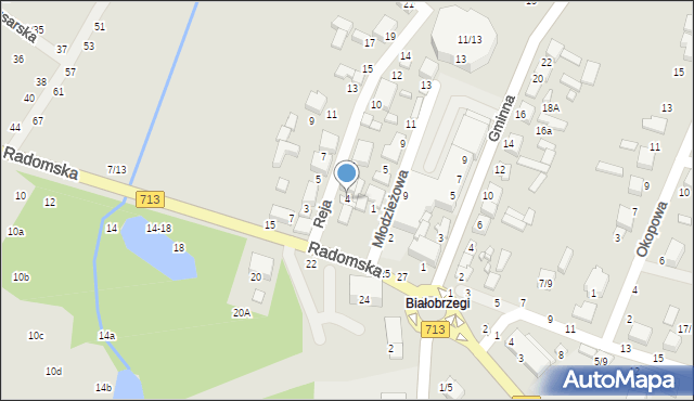 Tomaszów Mazowiecki, Reja Mikołaja, 4, mapa Tomaszów Mazowiecki