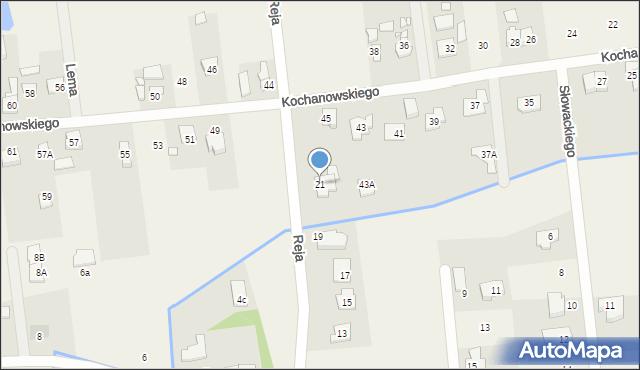 Tomice, Reja Mikołaja, 21, mapa Tomice