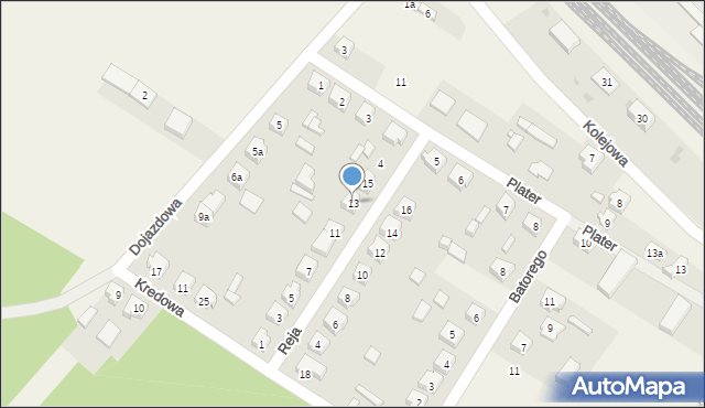 Trębaczew, Reja Mikołaja, 13, mapa Trębaczew