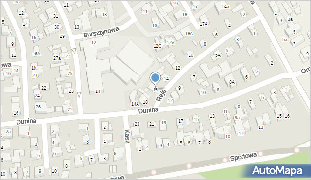 Ustka, Reja Mikołaja, 16, mapa Ustka