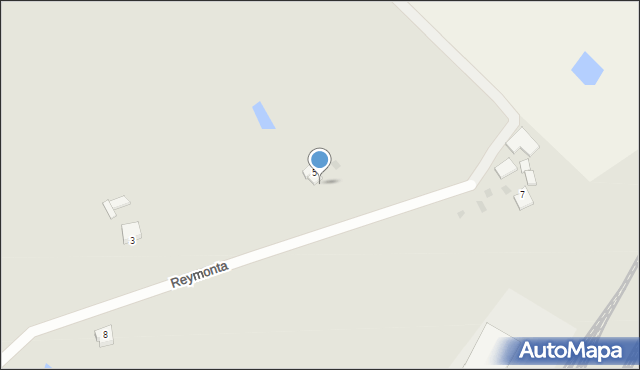 Wąbrzeźno, Reymonta Władysława, 5a, mapa Wąbrzeźno