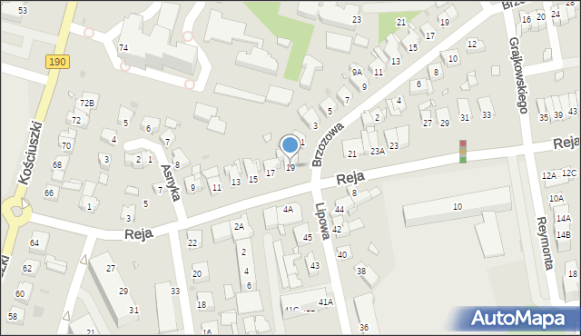 Wągrowiec, Reja Mikołaja, 19, mapa Wągrowiec