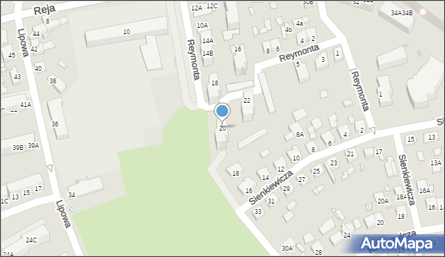 Wągrowiec, Reja Mikołaja, 20, mapa Wągrowiec