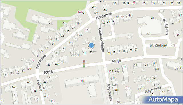 Wągrowiec, Reja Mikołaja, 33, mapa Wągrowiec