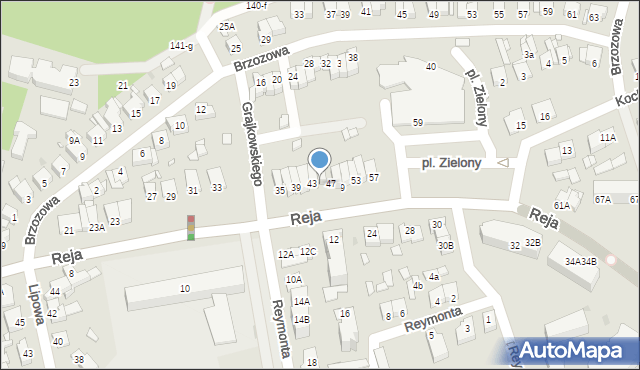 Wągrowiec, Reja Mikołaja, 45, mapa Wągrowiec