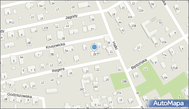 Warszawa, Regera Tadeusza, 19, mapa Warszawy