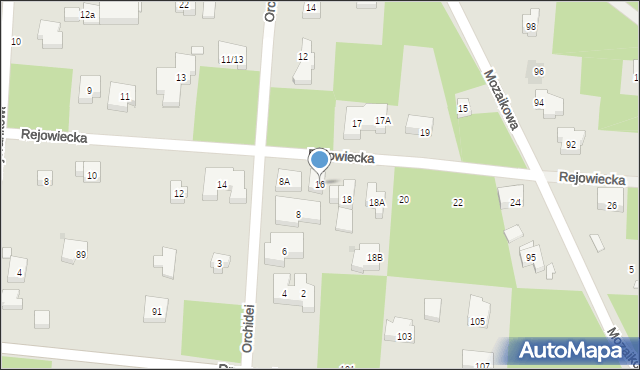 Warszawa, Rejowiecka, 16, mapa Warszawy